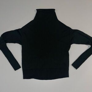 Wilfred Charcoal Turtleneck Top